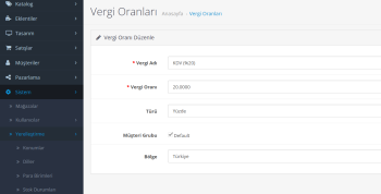 OpenCart ile Yapılmış E-Ticaret Sitelerinde KDV Oranını Değiştirmek